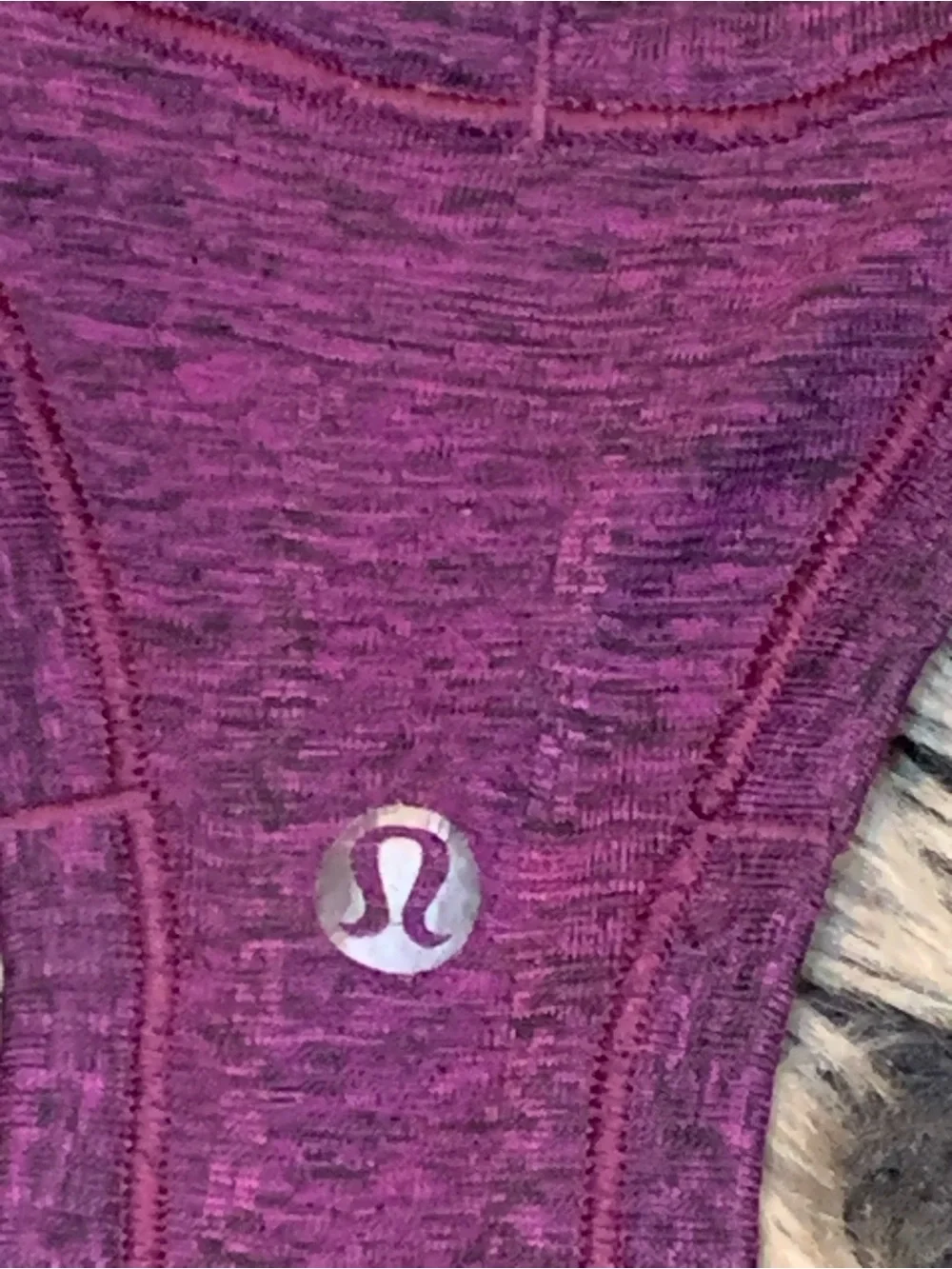 Lululemon Swiftly Tech Racerback Black / Chilled Grape Size 2